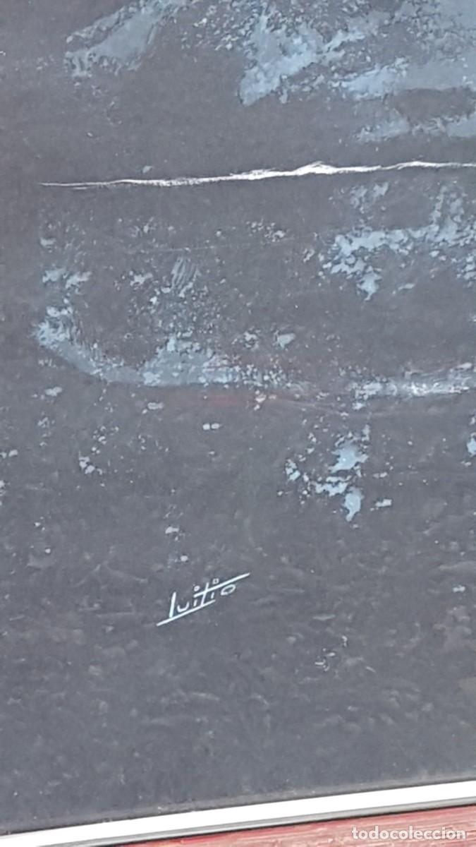 Arte: CUADRO FIRMADO LUITIO 1960 - Foto 6