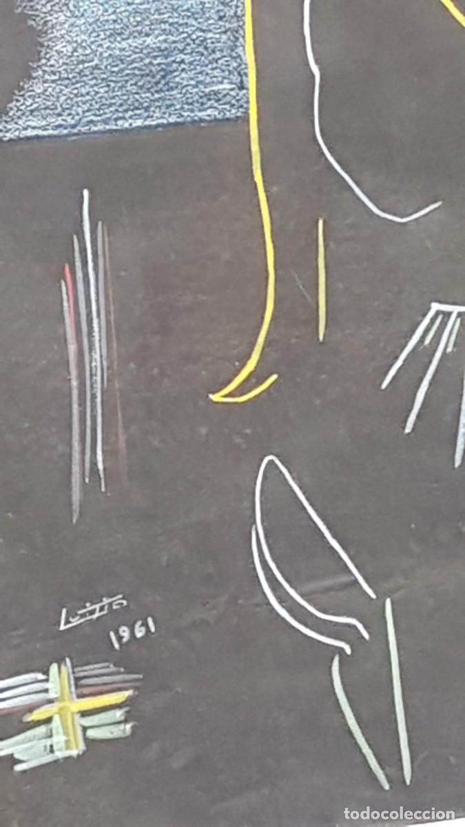 Arte: CUADRO FIRMADO LUITIO 1961 - Foto 4