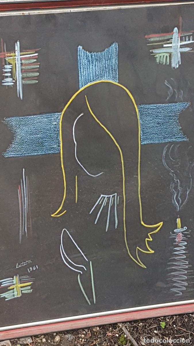 Arte: CUADRO FIRMADO LUITIO 1961 - Foto 2