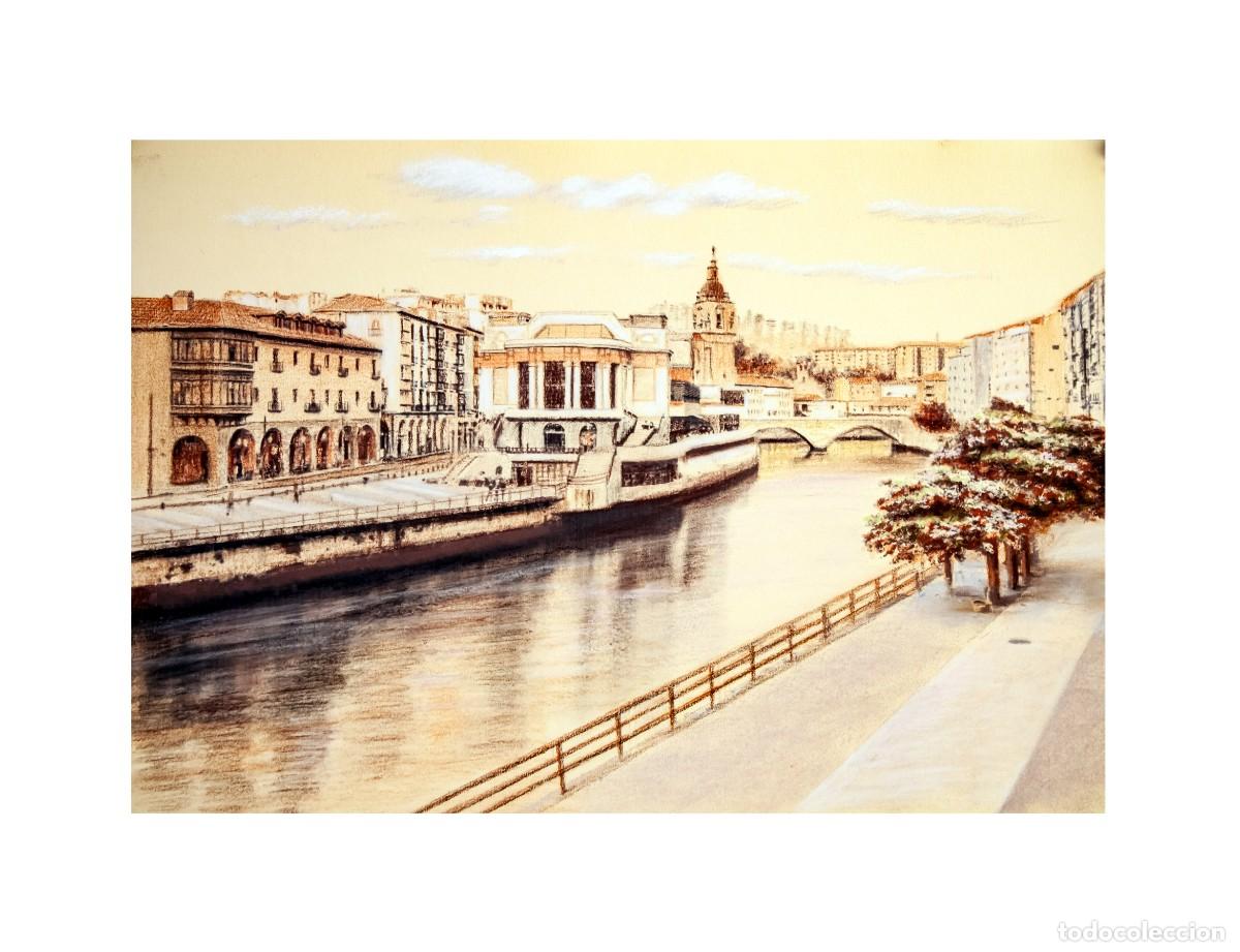 Art: DIBUJO DE BILBAO. MERCADO DE SAN ANT&Oacute;N.