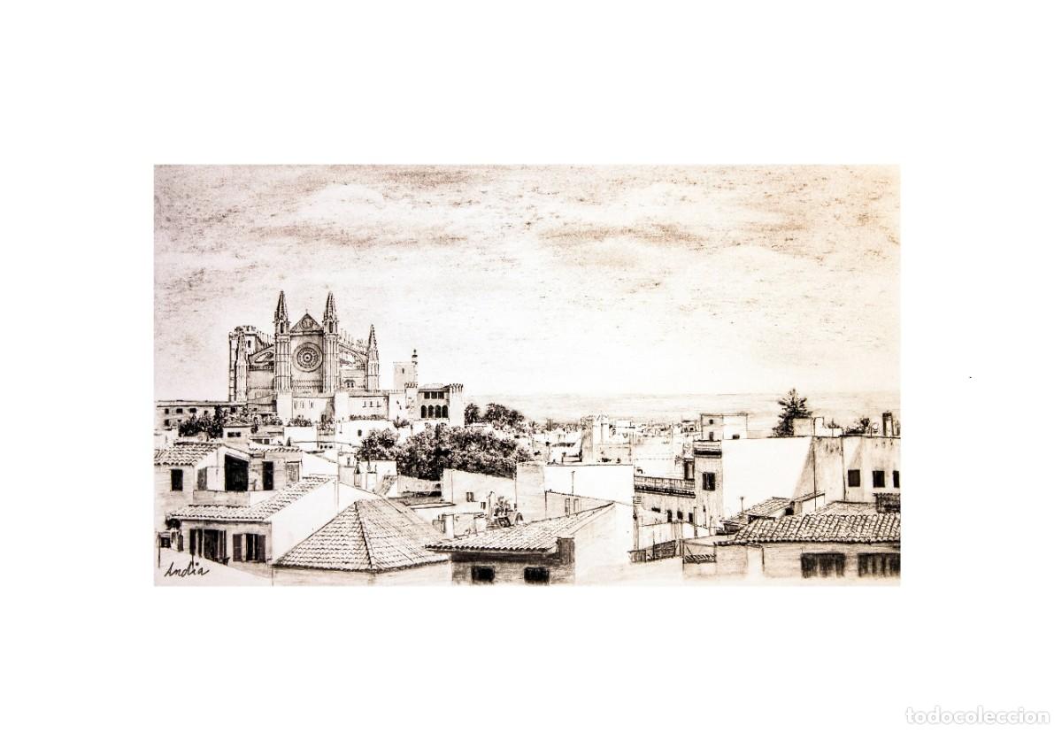 Art: DIBUJO DE UNA VISTA PANOR&Aacute;MICA DE MALLORCA.