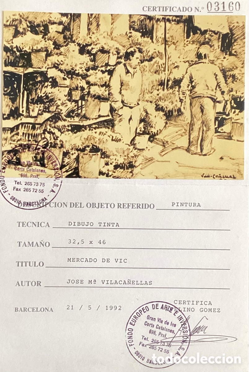 Arte: VILA-CA&Ntilde;ELLAS, MERCADO VIC - Foto 2