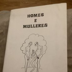 Arte: HOMES E MULLERES, SIRO LÓPEZ, 1980, CARPETA CON 40 LÁMINAS