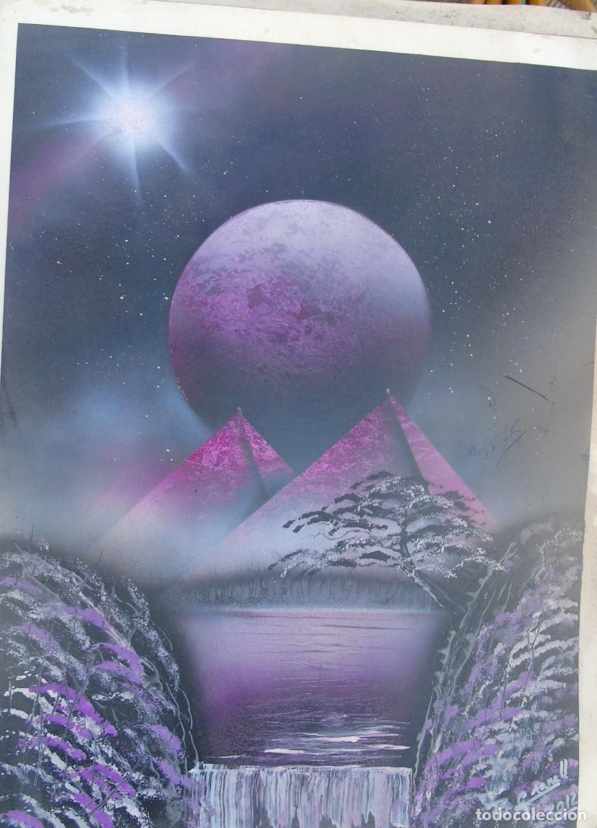 Art: PINTURA-DIBUJO REALIZADO AEROGRAFIA A&Ntilde;O 2012 MEDIDAS 60 X 45 CM