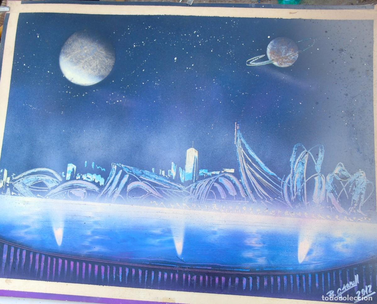 Art: PINTURA-DIBUJO REALIZADO AEROGRAFIA A&Ntilde;O 2012 MEDIDAS 60 X 45 CM