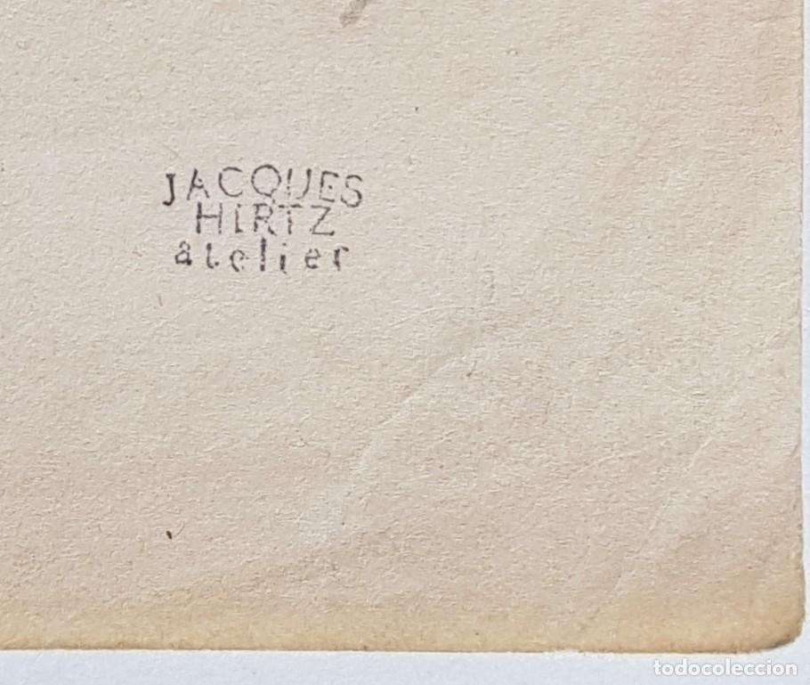 Arte: Dos dibujos con sello Jacques Hirtz - Foto 4