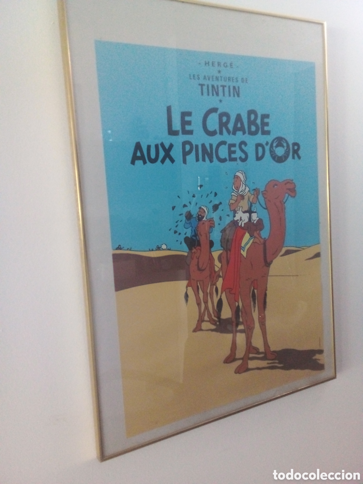 Arte: CUADRO TINTIN GRANDE - COLECCIONISTA - A -
