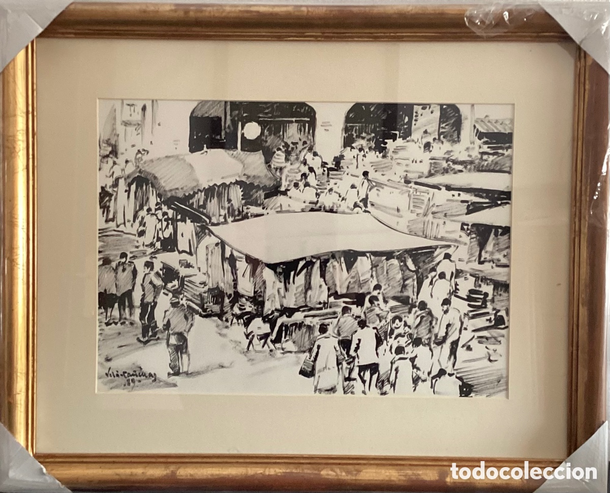 Arte: VILA-CA&Ntilde;ELLAS, MERCADO DE VIC - Foto 1