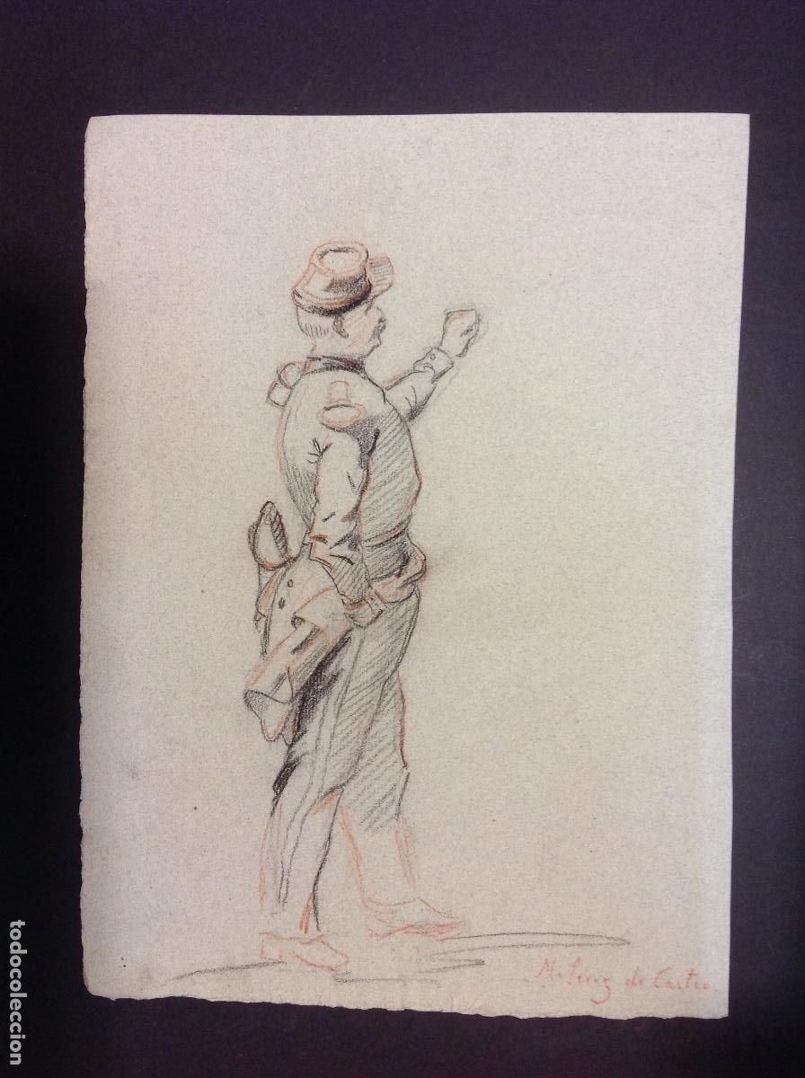 Arte: Mariano Perez De Castro. Militar. - Foto 1