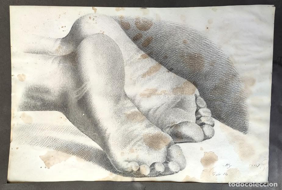 Arte: DIBUJO ACADEMIA DE UN PIE - Foto 1