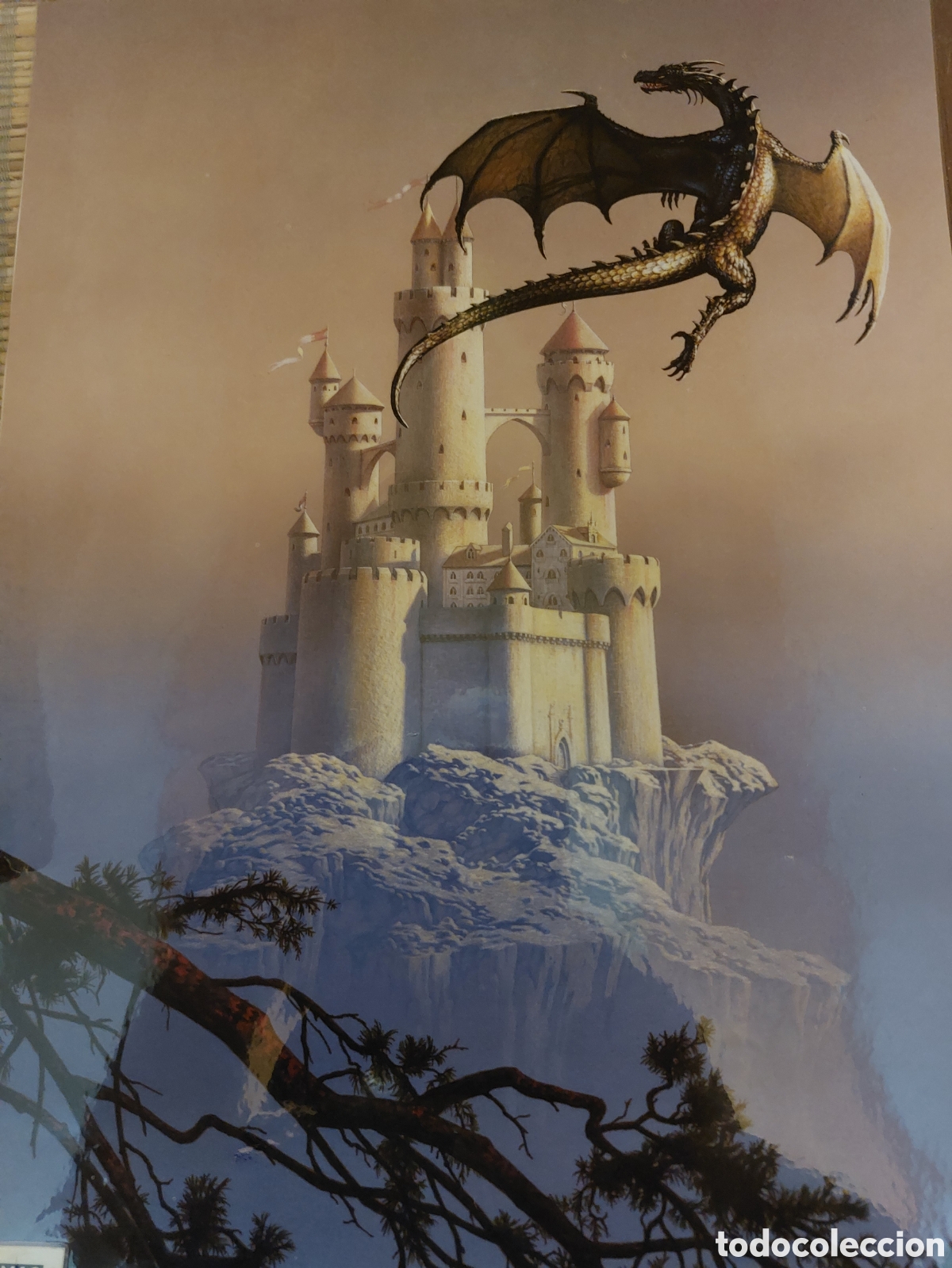 Arte: L&aacute;mina Drag&oacute;n Timun Mas