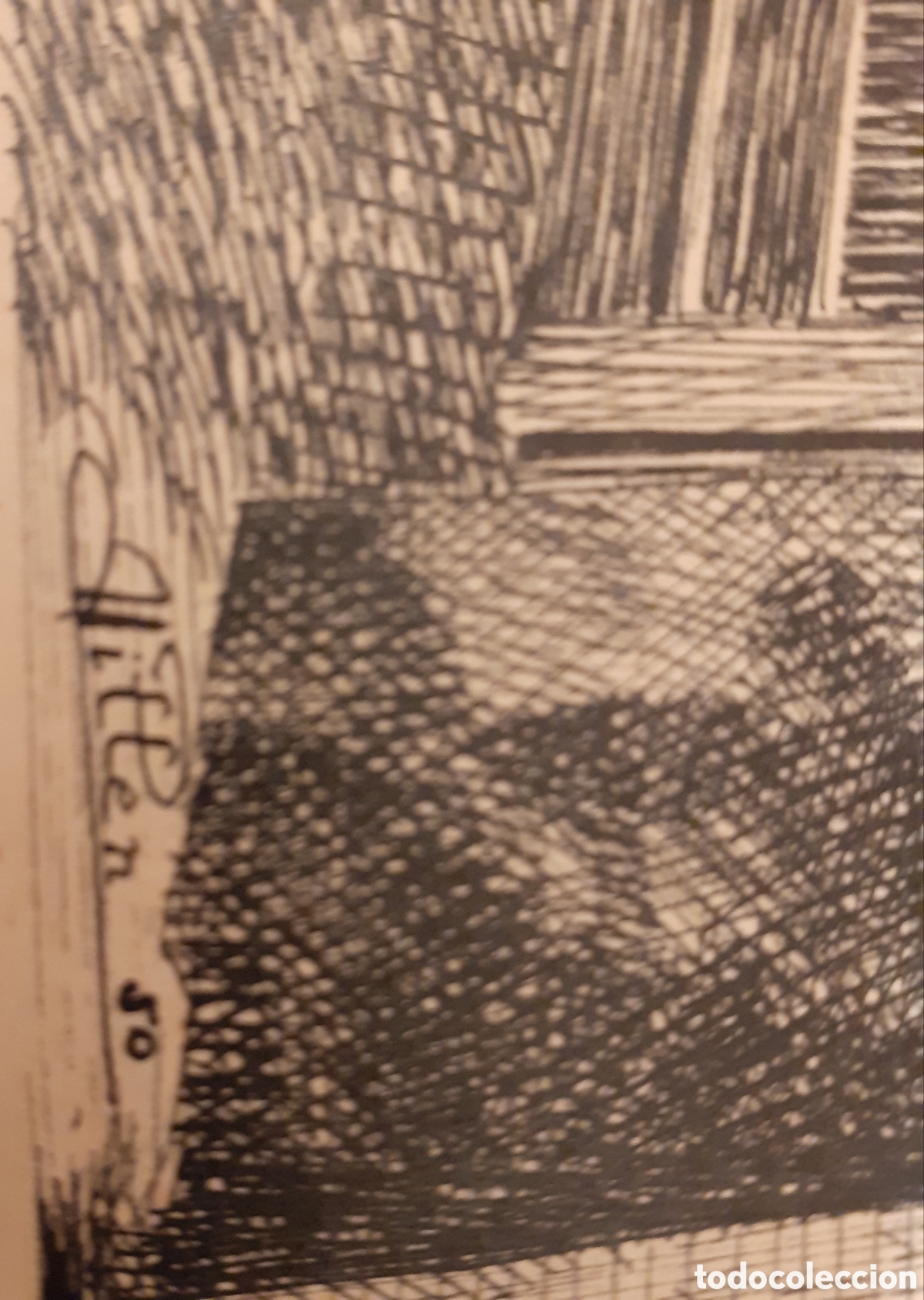 Arte: DIBUJO EN TINTA 1950 - Foto 5