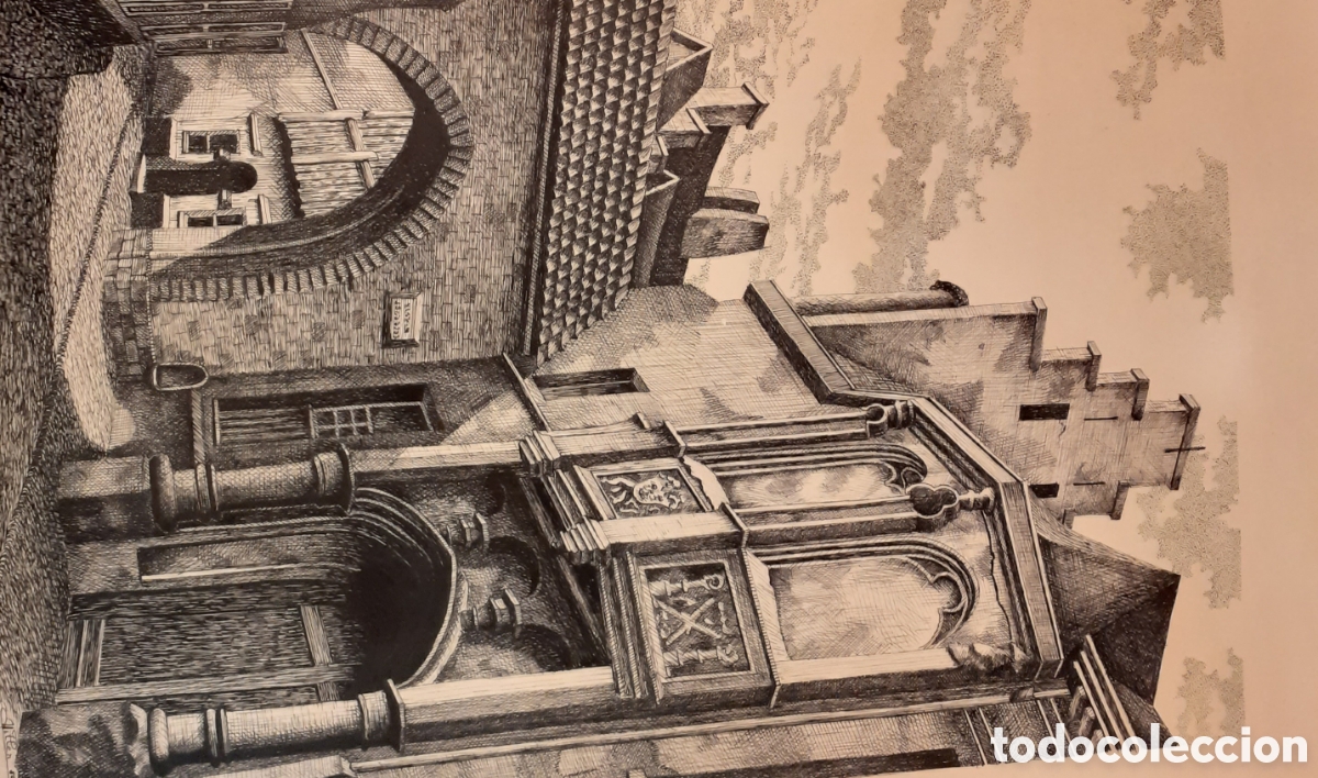 Arte: DIBUJO EN TINTA 1950 - Foto 6