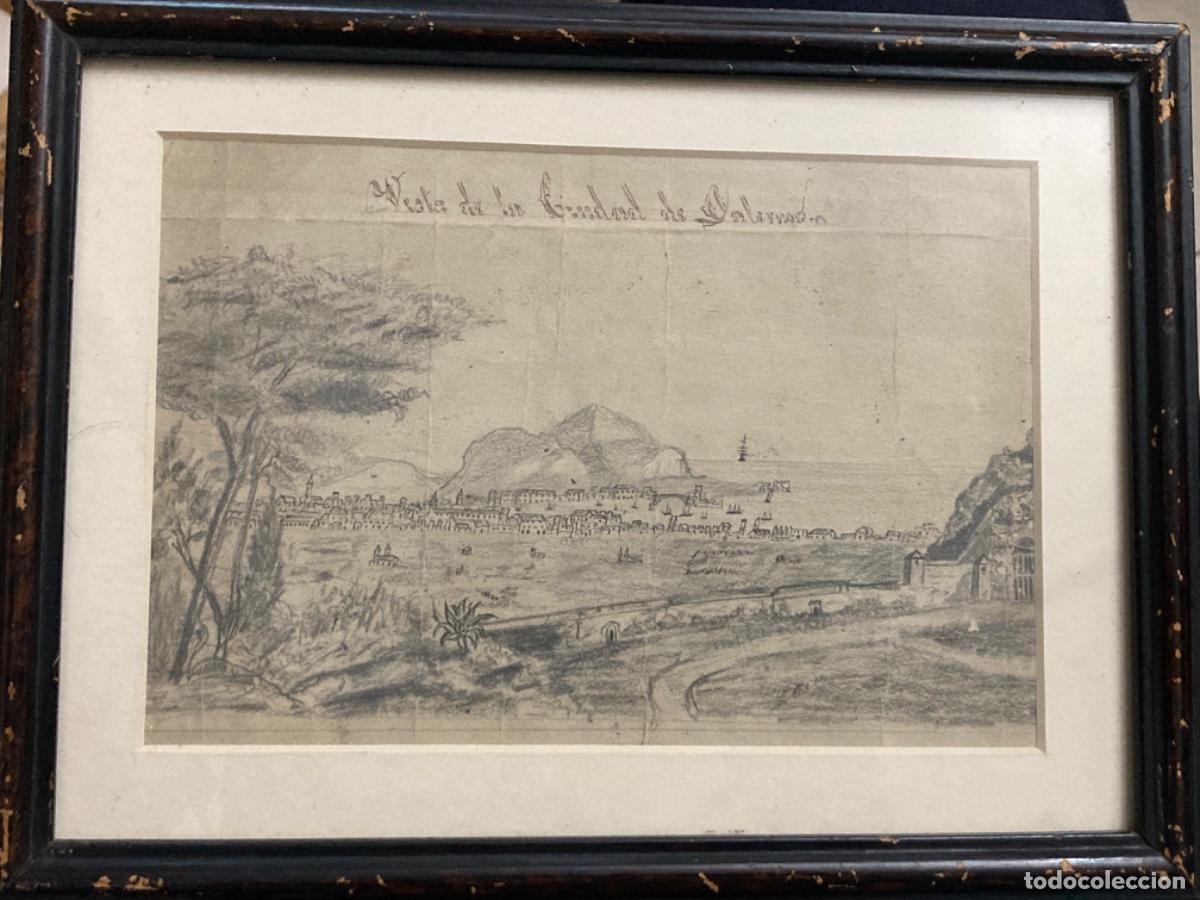 Arte: Vista de la ciudad de Palermo - Foto 3