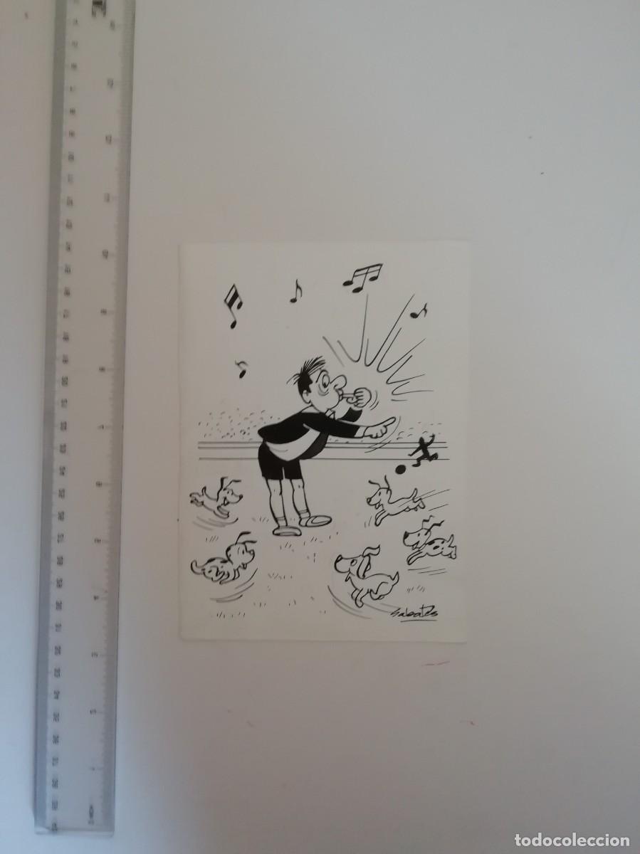 Arte: PLANCHA DE DIBUJO ORIGINAL de SABAT&Eacute;S - Foto 1