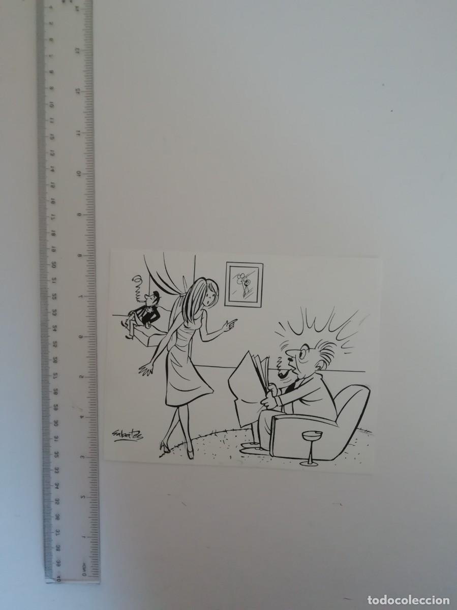 Arte: PLANCHA DE DIBUJO ORIGINAL de SABAT&Eacute;S - Foto 1