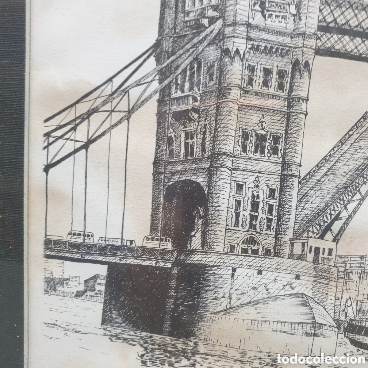 Arte: Tinta sobre papel TOWER BRIDGE - Foto 3