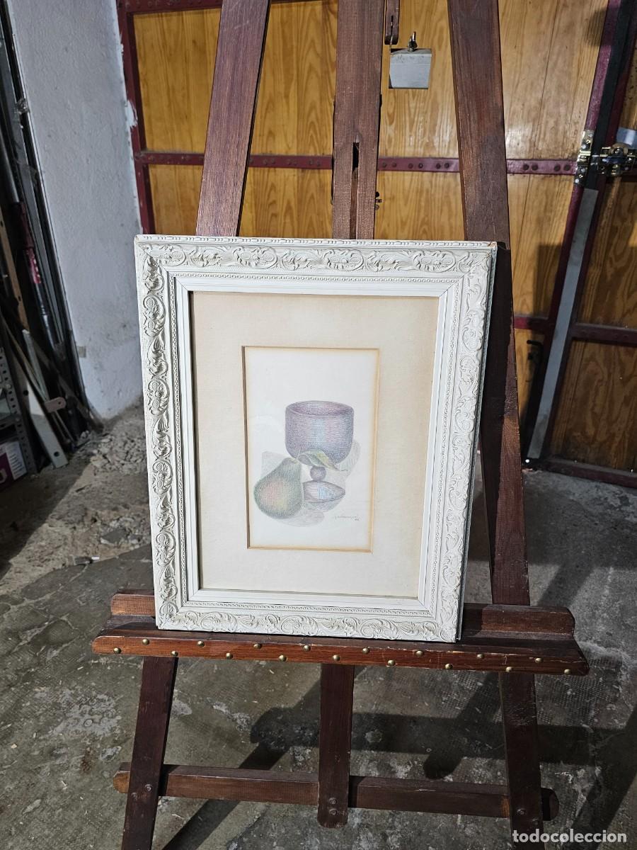 Arte: CUADRO BODEGON MODERNO PINTADO EN 88 - Foto 1