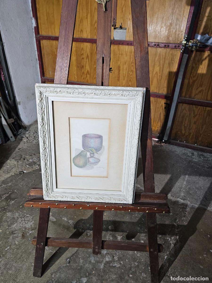 Arte: CUADRO BODEGON MODERNO PINTADO EN 88 - Foto 4