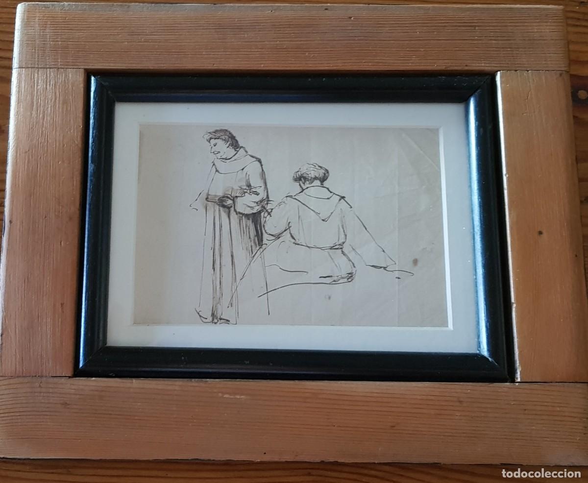 Arte: Monjes dibujo a tinta - Foto 2