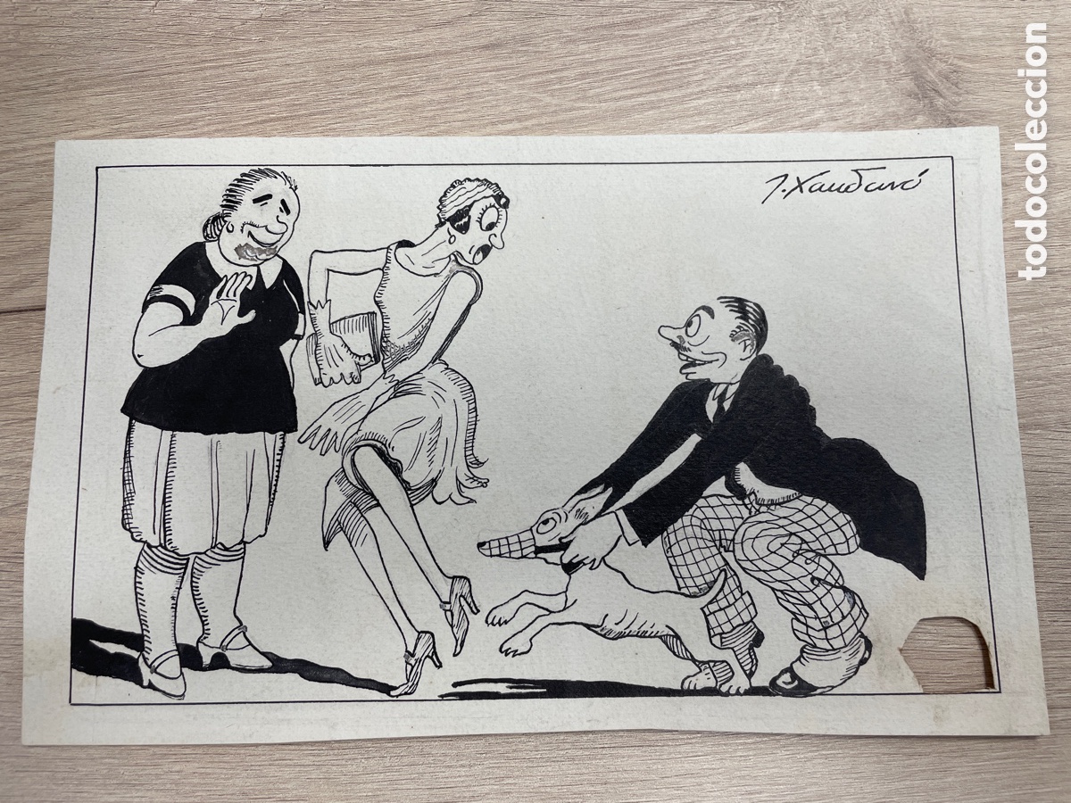 Art: (OF) Dibujo de J Xaurad&oacute; - 13,5x22cm - Se&ntilde;ales de uso normales