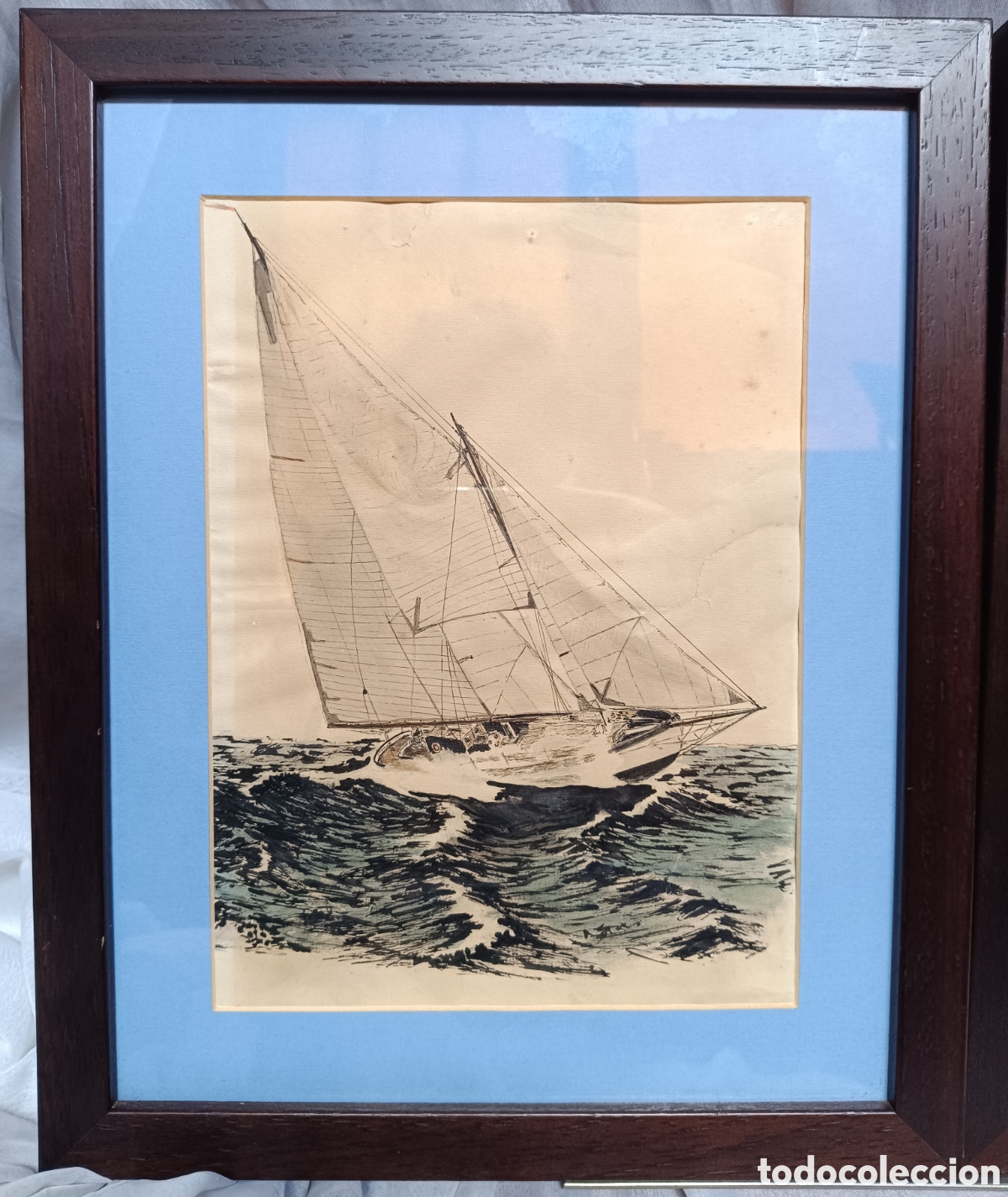 Arte: Cuadros dibujos antiguos de barcos veleros - Foto 3