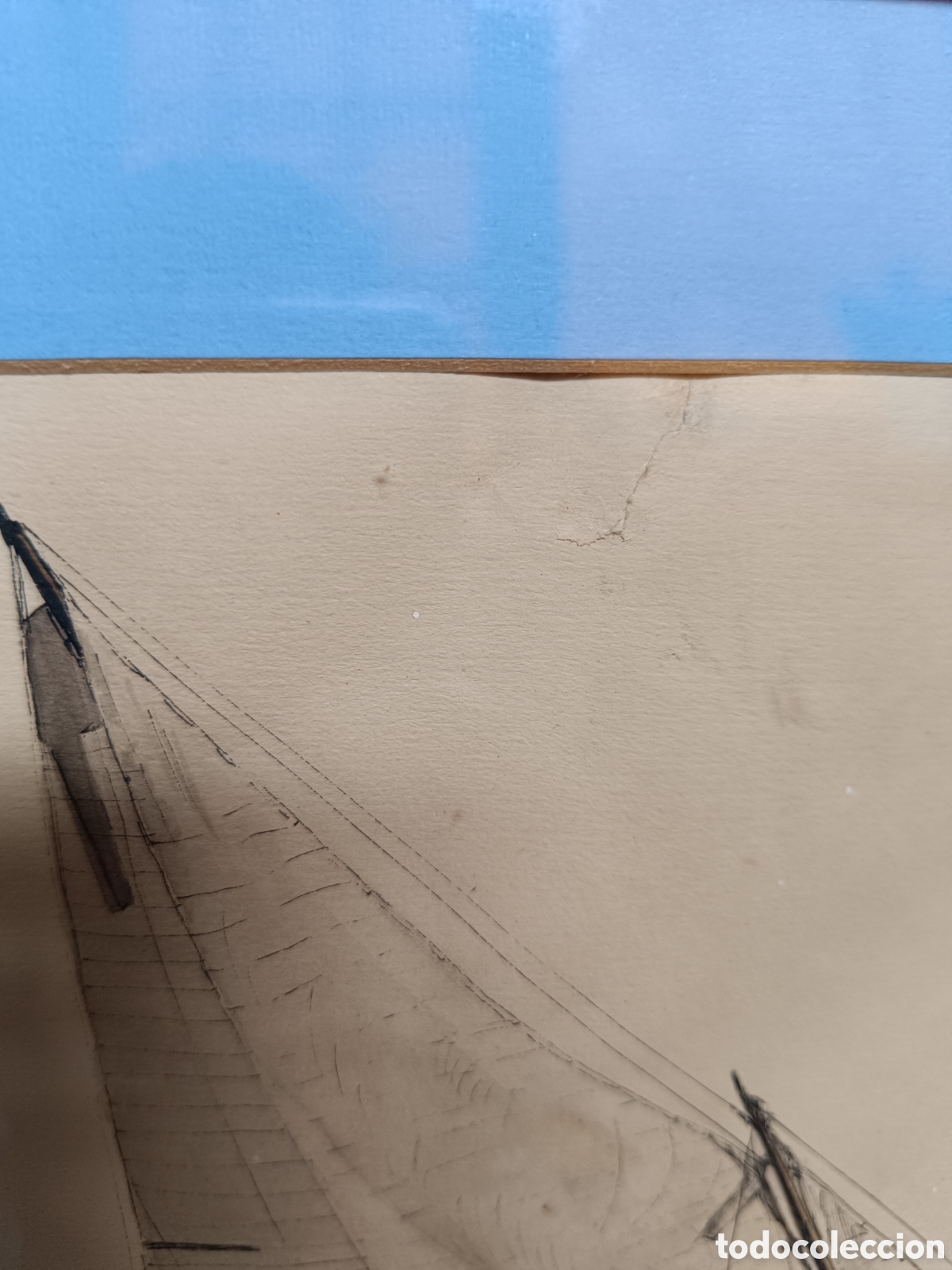 Arte: Cuadros dibujos antiguos de barcos veleros - Foto 8