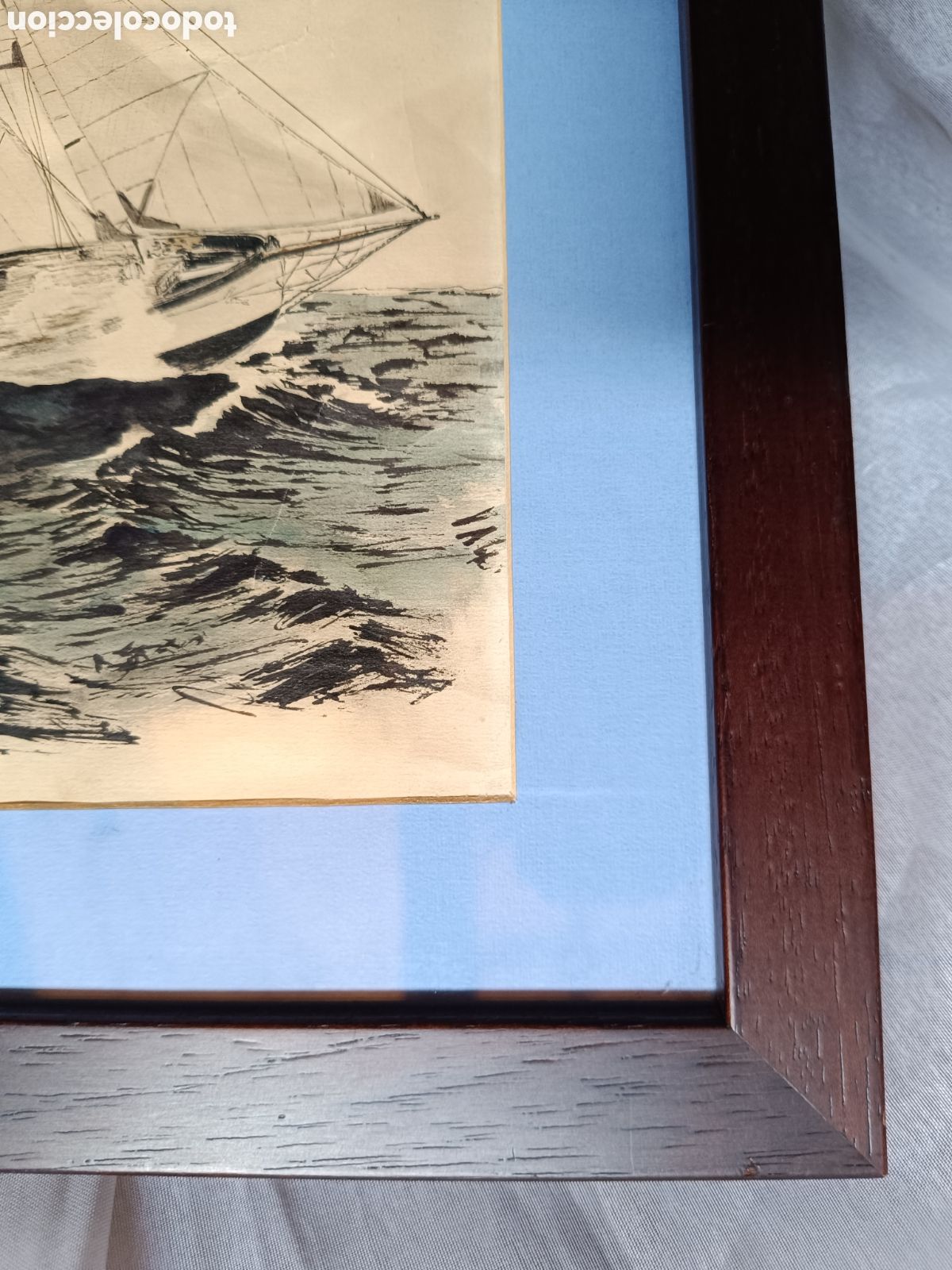 Arte: Cuadros dibujos antiguos de barcos veleros - Foto 11