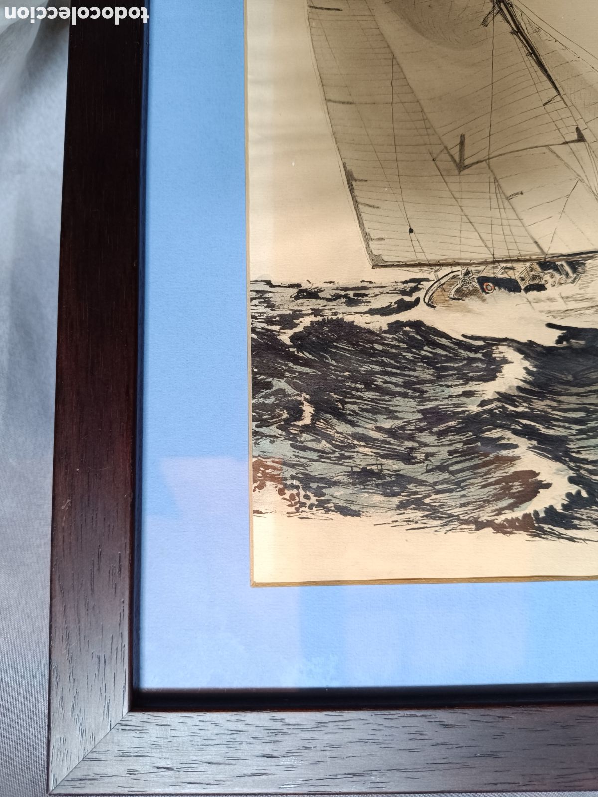 Arte: Cuadros dibujos antiguos de barcos veleros - Foto 12