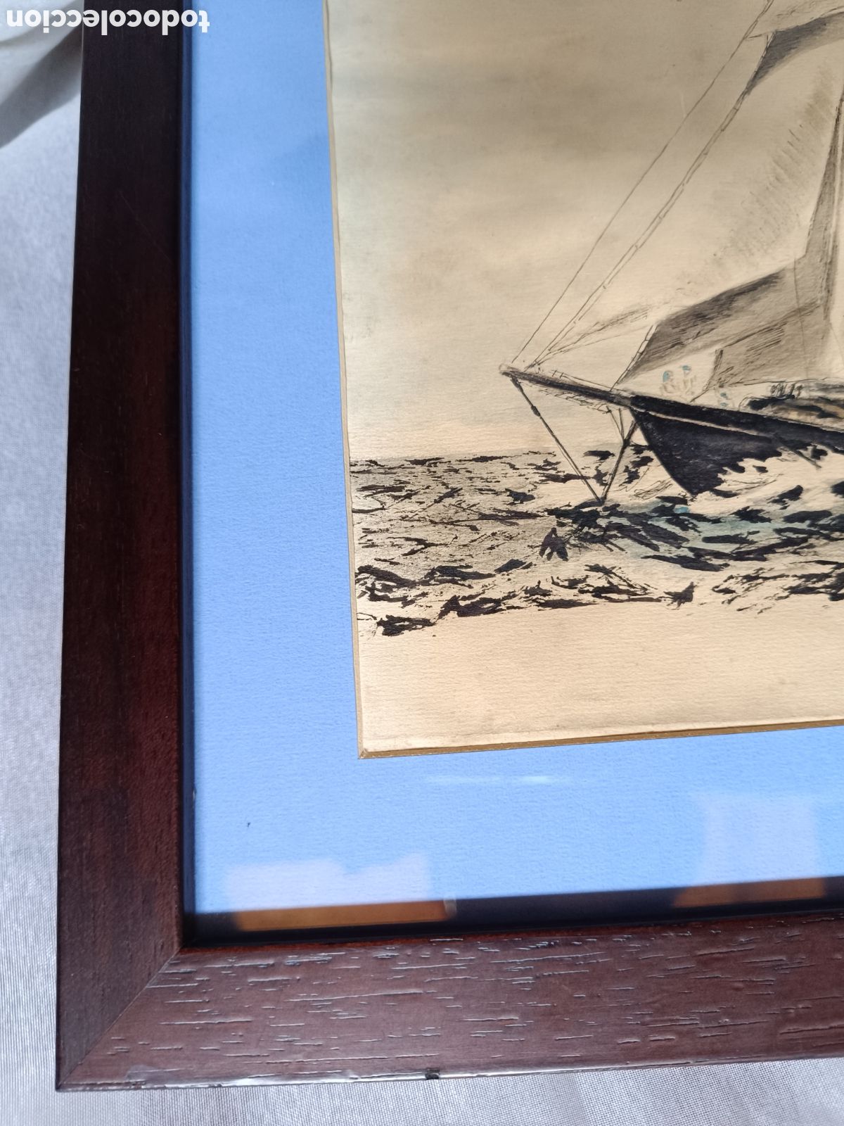 Arte: Cuadros dibujos antiguos de barcos veleros - Foto 16