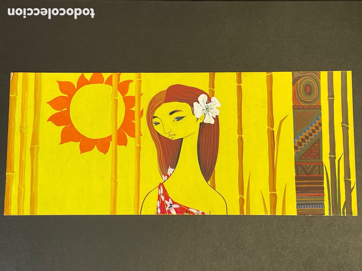 Art: Ilustraci&oacute;n de Lara - T&eacute;cnica Mixta - 47,5x20cm