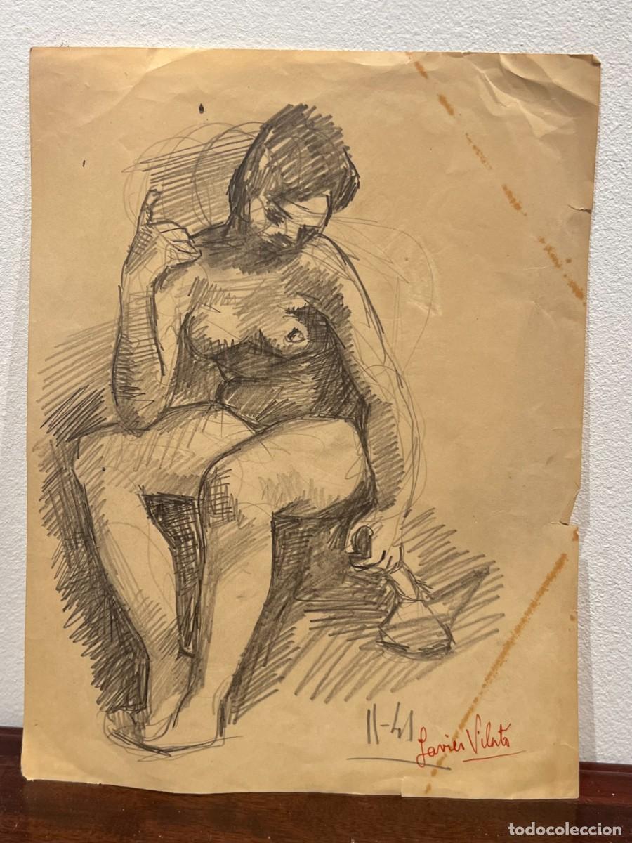 Arte: DIBUJO A L&Aacute;PIZ JAVIER VILAT&Oacute; - Foto 1