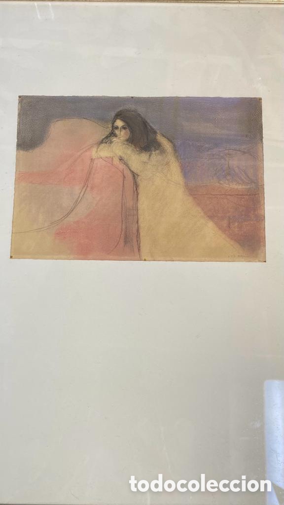 Arte: Pastel, Luis Marsans, Albertine 1966. - Foto 2