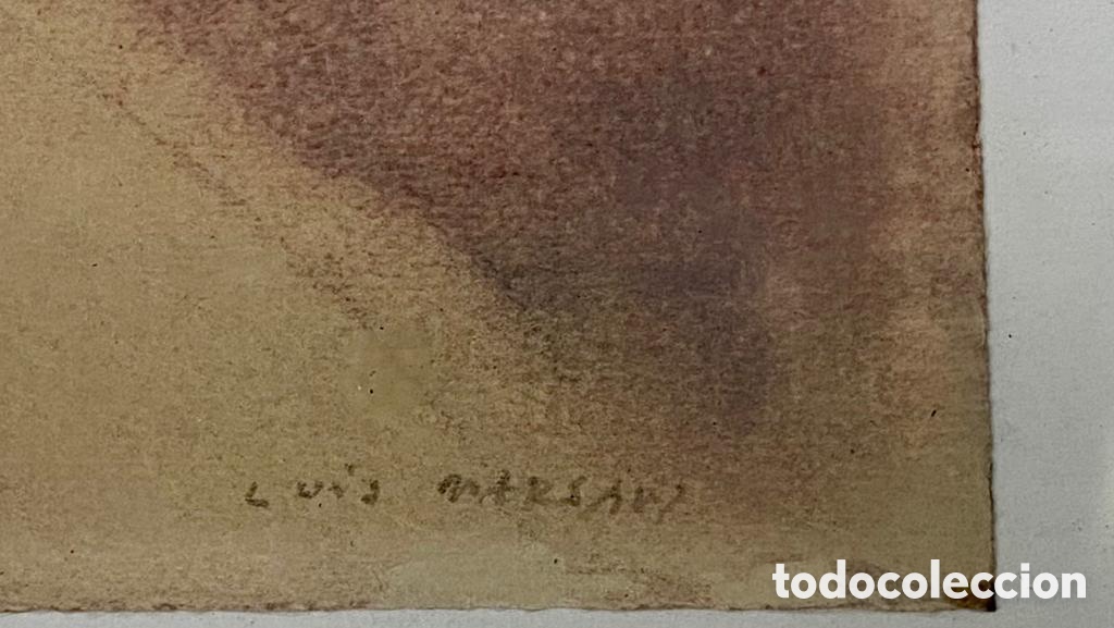 Arte: Pastel, Luis Marsans, Albertine 1966. - Foto 4