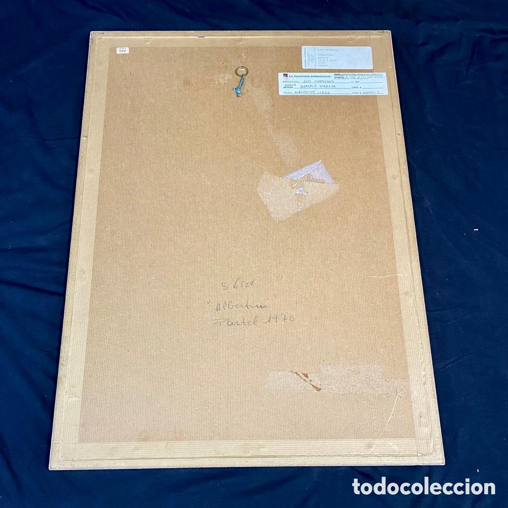Arte: Pastel, Luis Marsans, Albertine 1966. - Foto 8