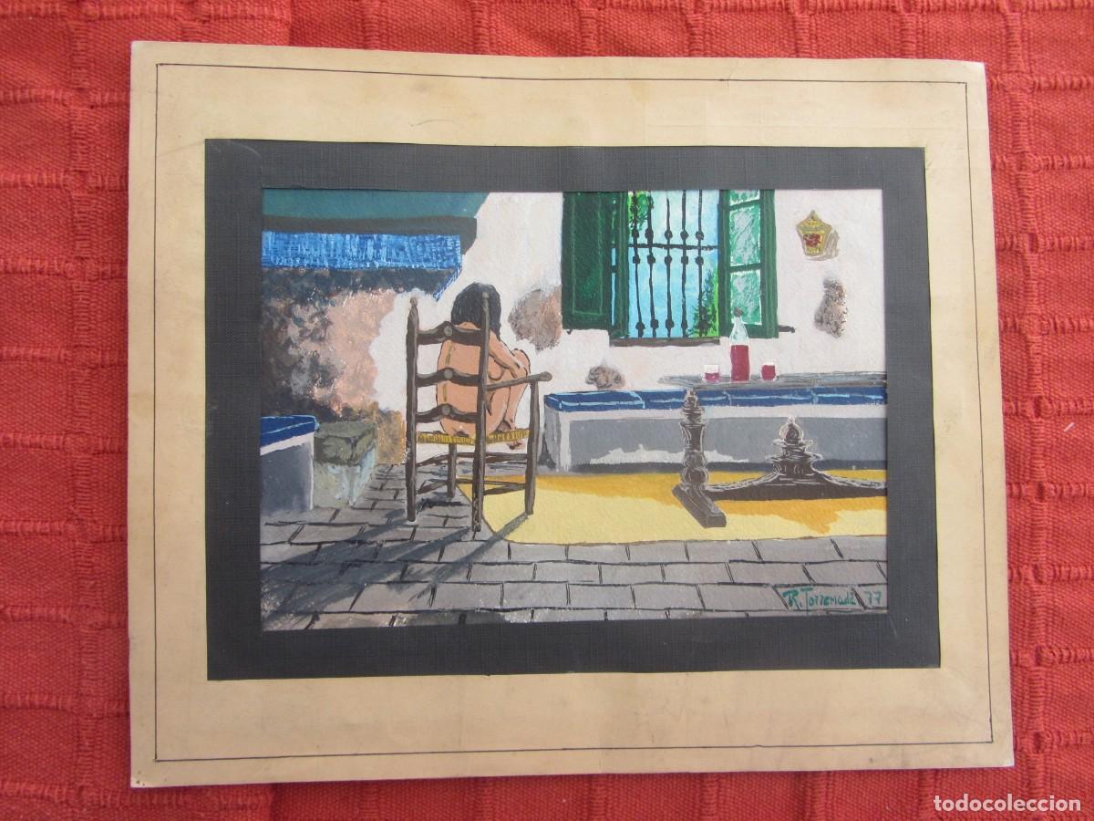 Arte: DIBUJO ORIGINAL. 36CMX30CM - Foto 1