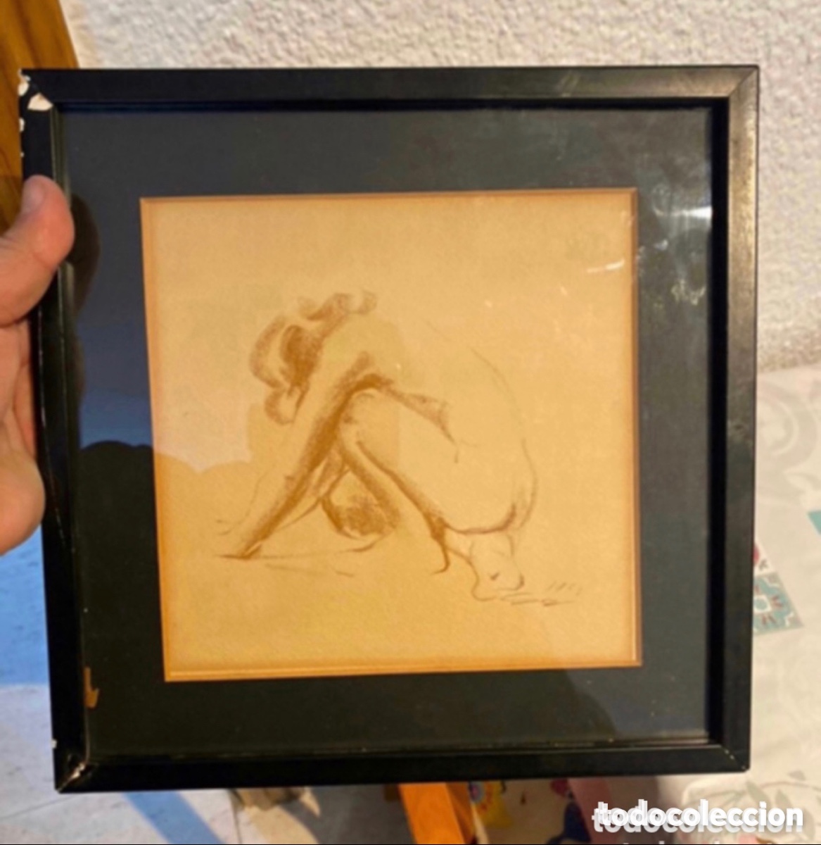 mujer desnuda. dibujo firmado. ver las imágenes - Compra venta en  todocoleccion