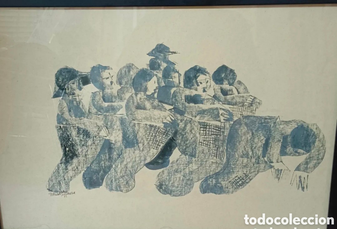 Art: Joan Granados Llimona, dibujo, firmado a&ntilde;o 72