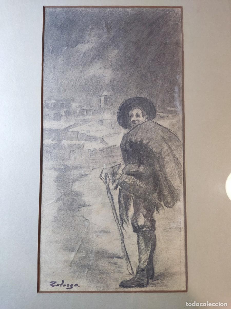 Arte: Tipo Segoviano, dibujo de Juan Zuloaga Estringana (San Sebastian 1884 - Segovia 1968)