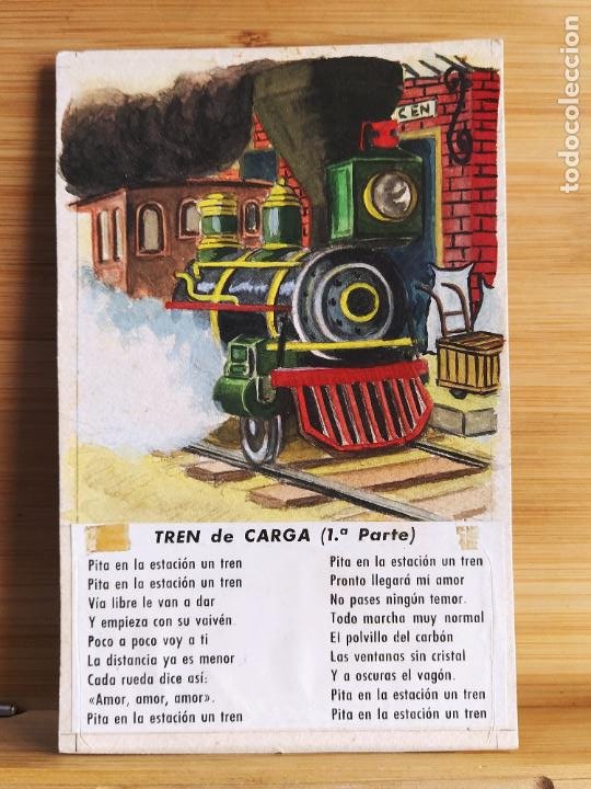 dibujo de tren de carga