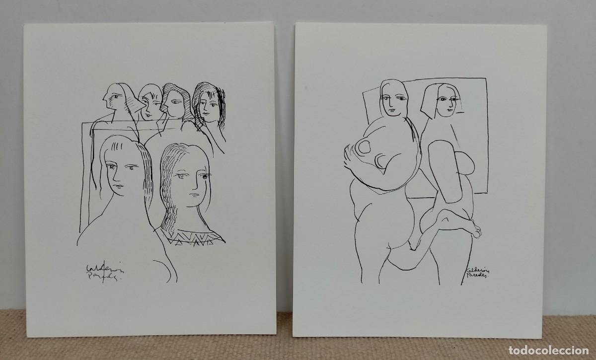 Arte: 2 DIBUJOS CALDER&Oacute;N PAREDES - Foto 1