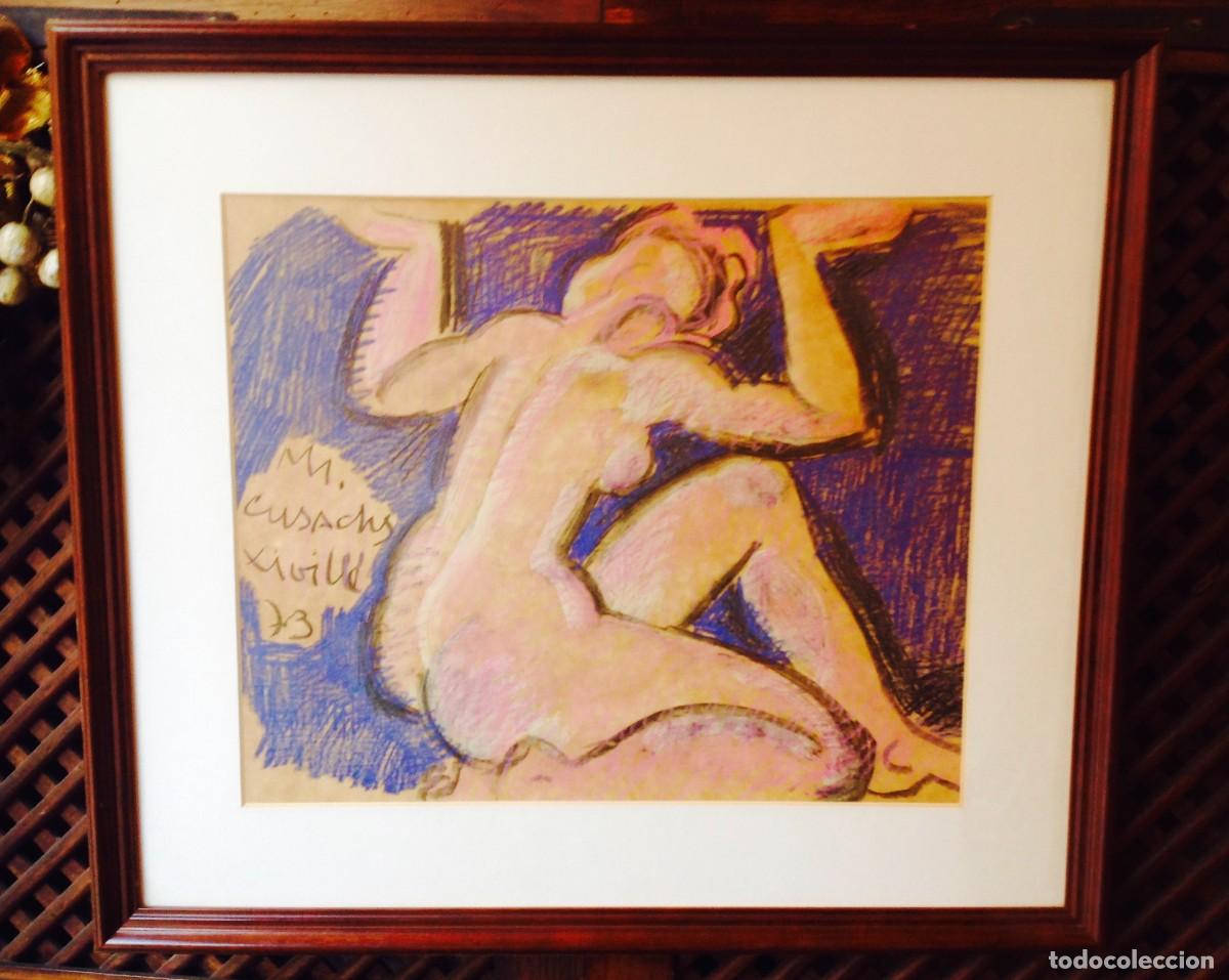 Arte: Cuadro del pintor M.Cusachs Xivill&eacute; - Foto 1