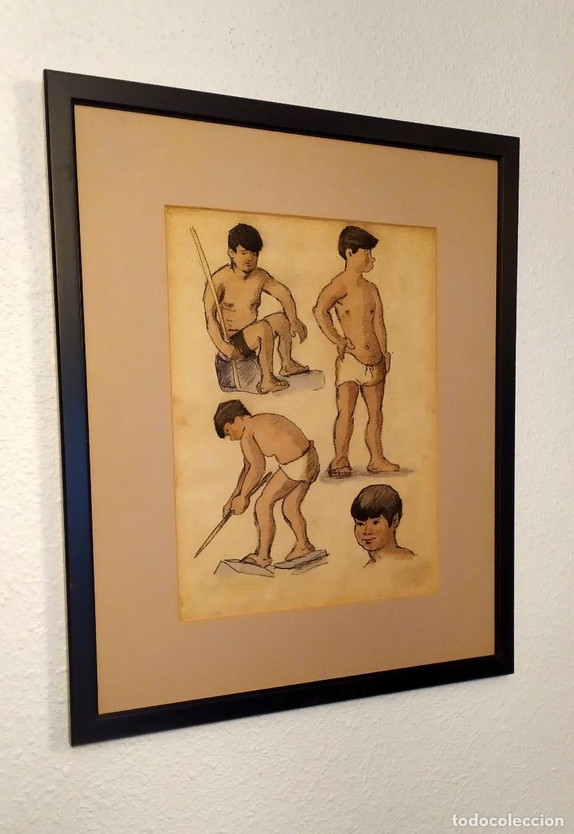 Arte: Bocetos-dibujo de muchacho - Foto 3