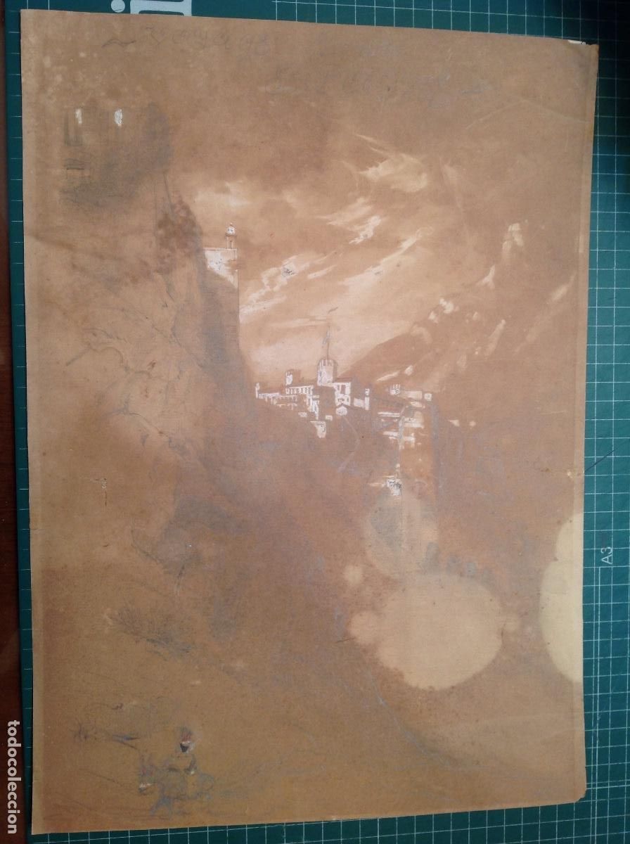 Arte: An&oacute;nimo. Una fortaleza. - Foto 1