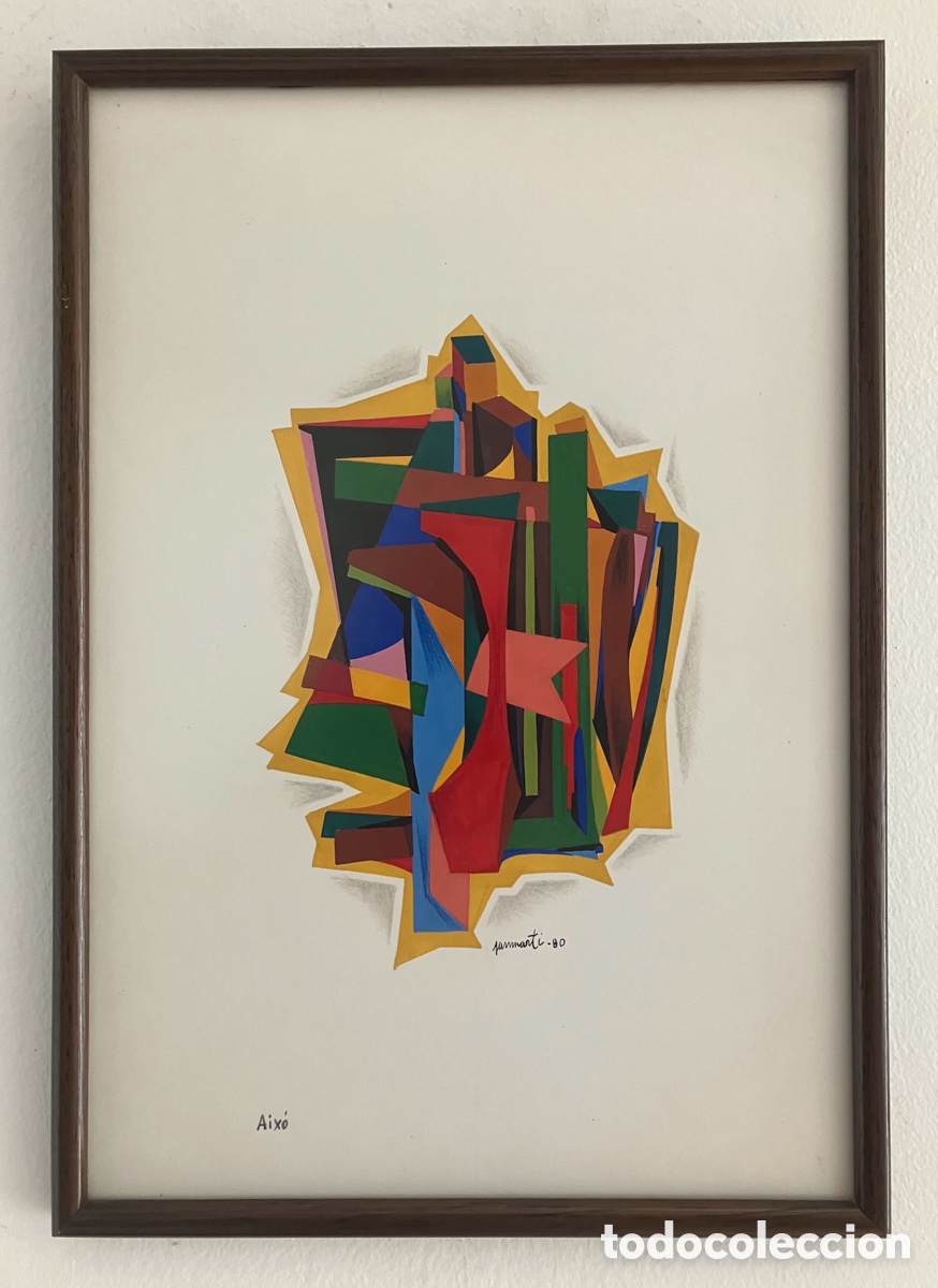 Arte: Aix&oacute; dibujo de motivos geom&eacute;tricos SANMART&Iacute;