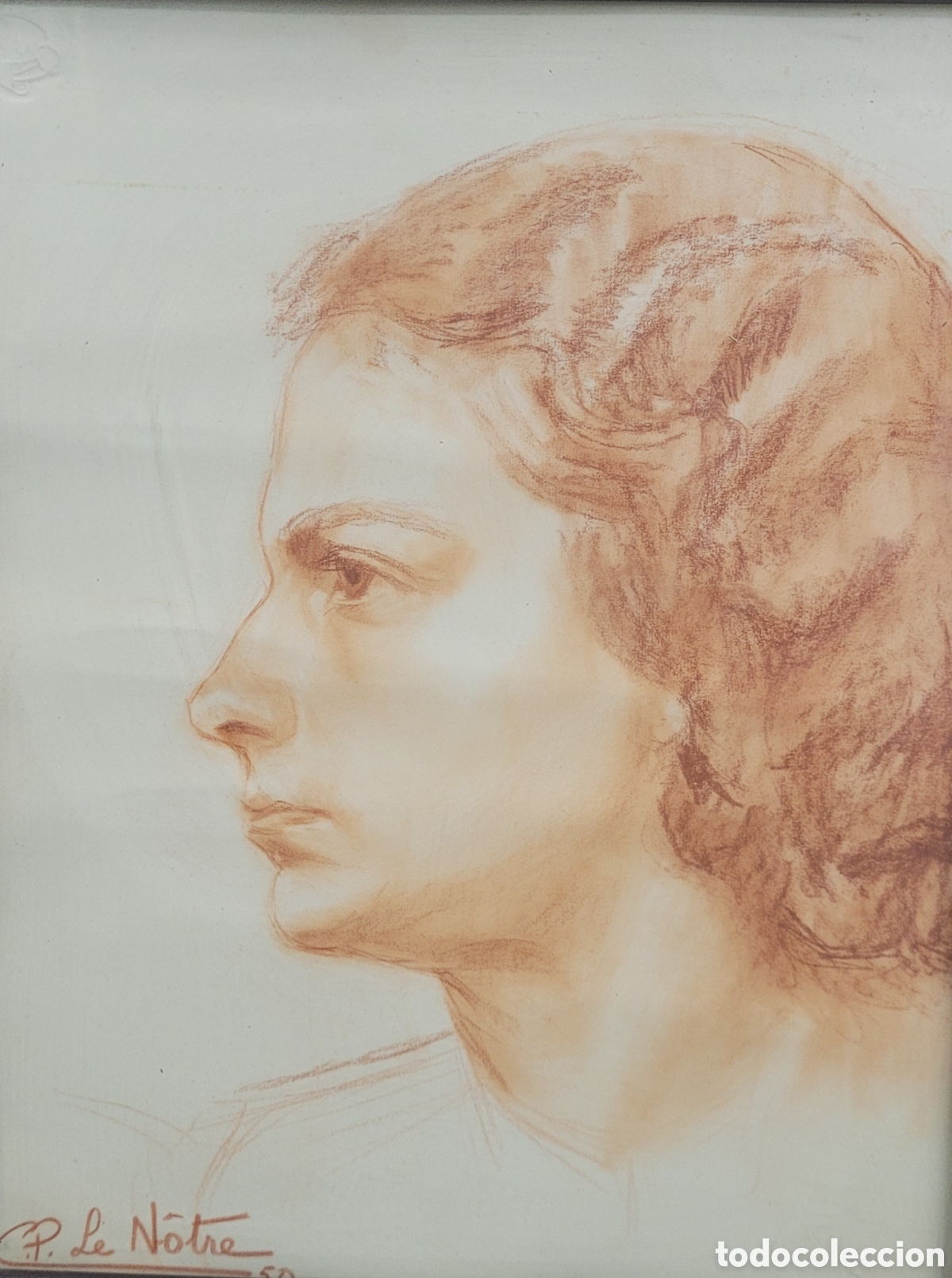 Art: Retrato de Modelo por C. P. Le N&ocirc;tre