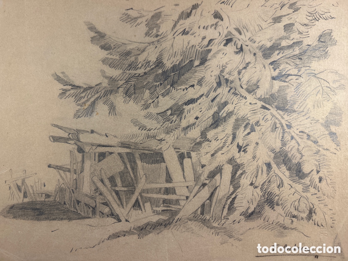 Arte: Teodoro Andreu Santamans dibujo a l&aacute;piz - Foto 2