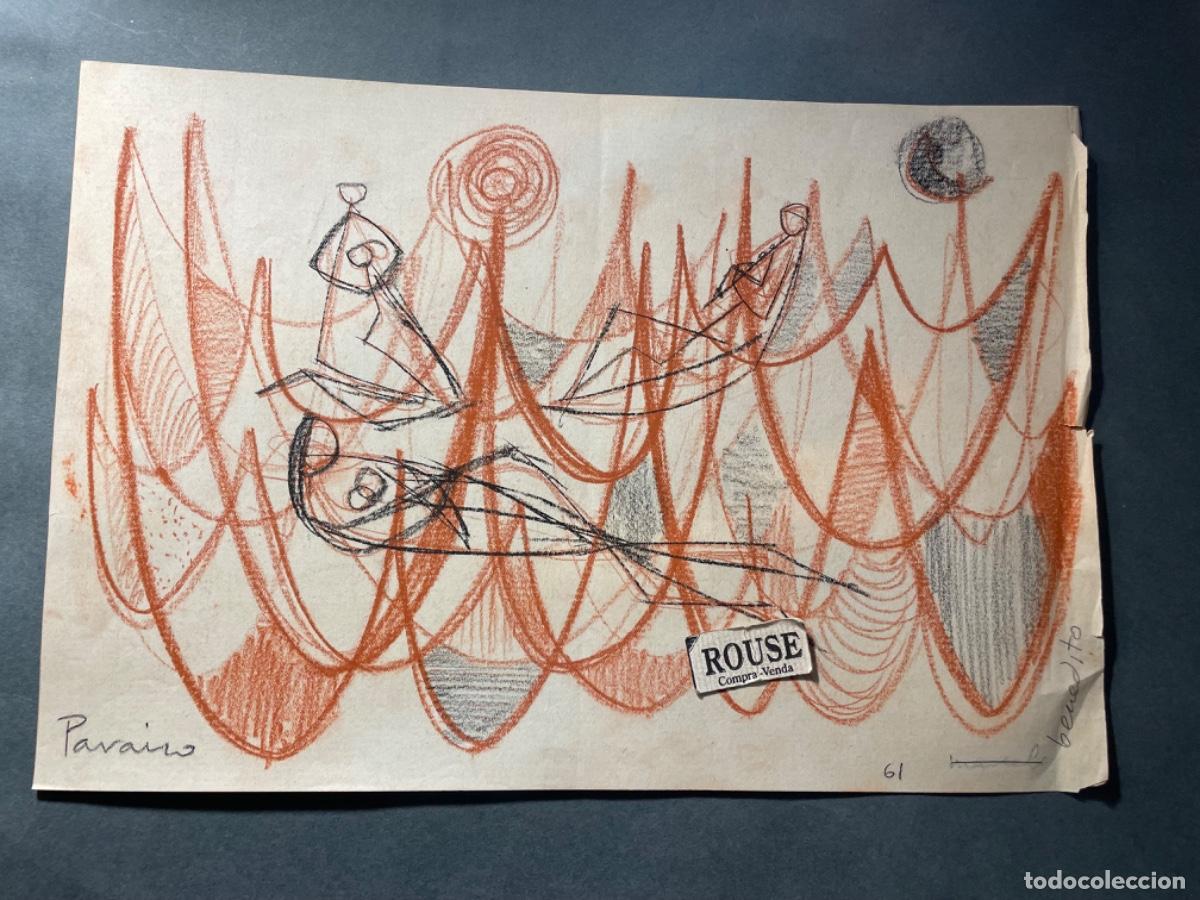 Art: VANGUARDIAS VALENCIAS -ANTIGUO DIBUJO JOSE MARCELO BENEDITO ,GRUPO ''Z'' -GRUPO PARPALL&Oacute; - VALENCIA