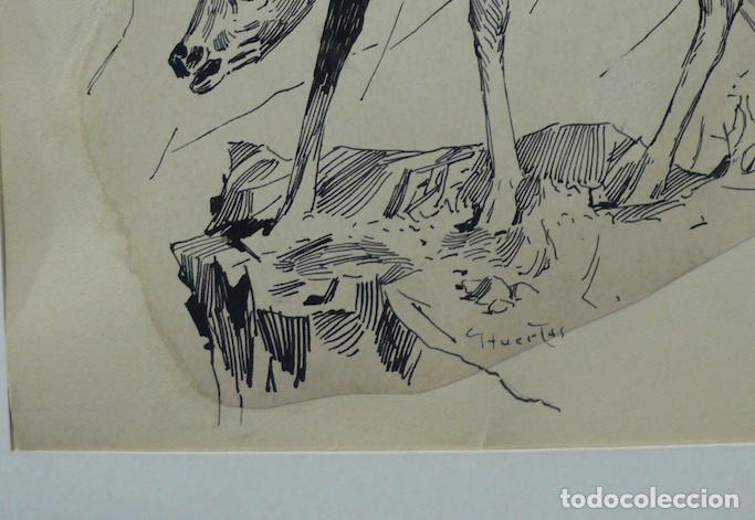 Arte: DIBUJO A TINTA CIERVOS - Foto 3