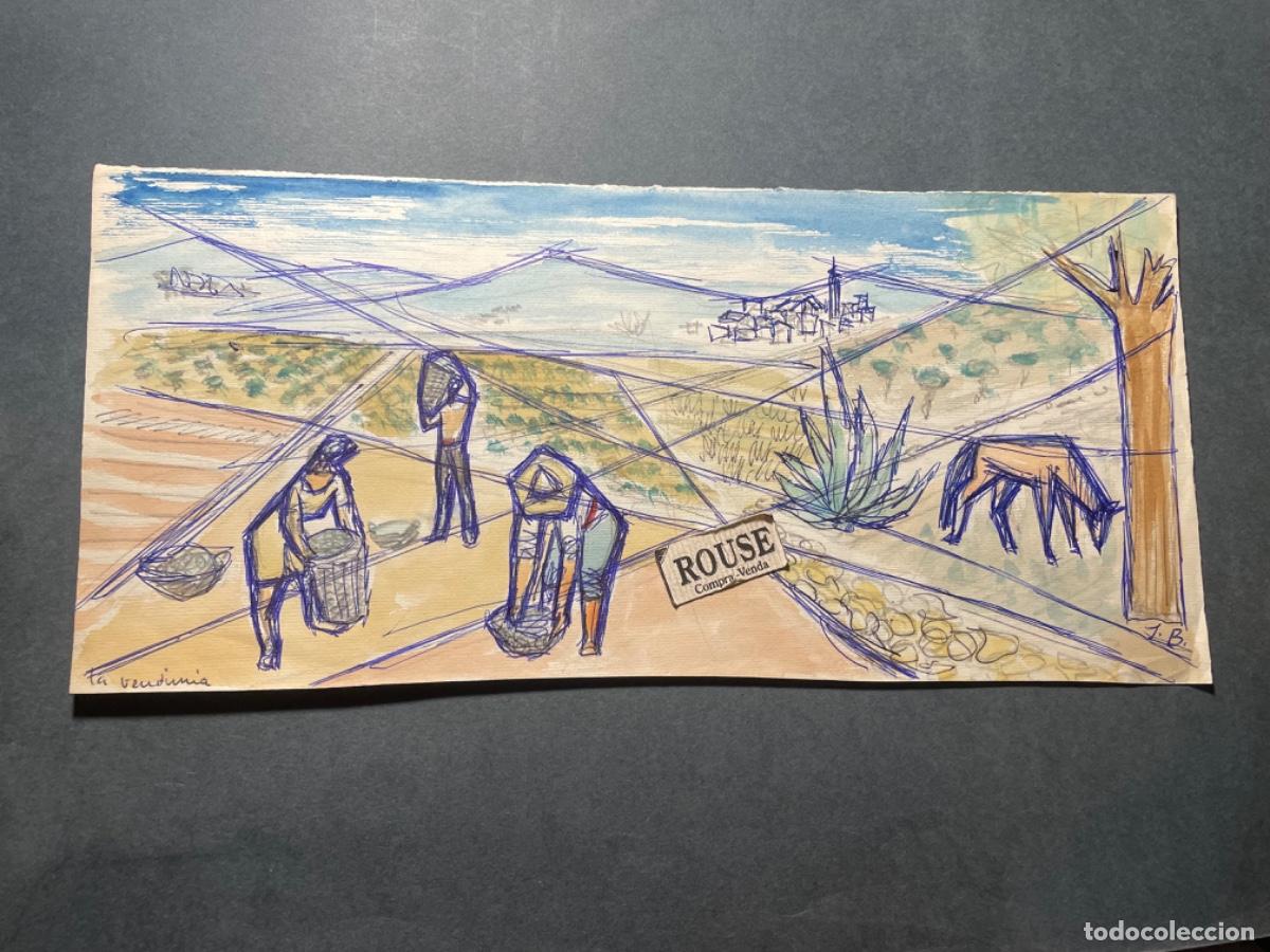 Art: VANGUARDIAS VALENCIAS -ANTIGUO DIBUJO JOSE MARCELO BENEDITO ,GRUPO ''Z'' -GRUPO PARPALL&Oacute; - VALENCIA